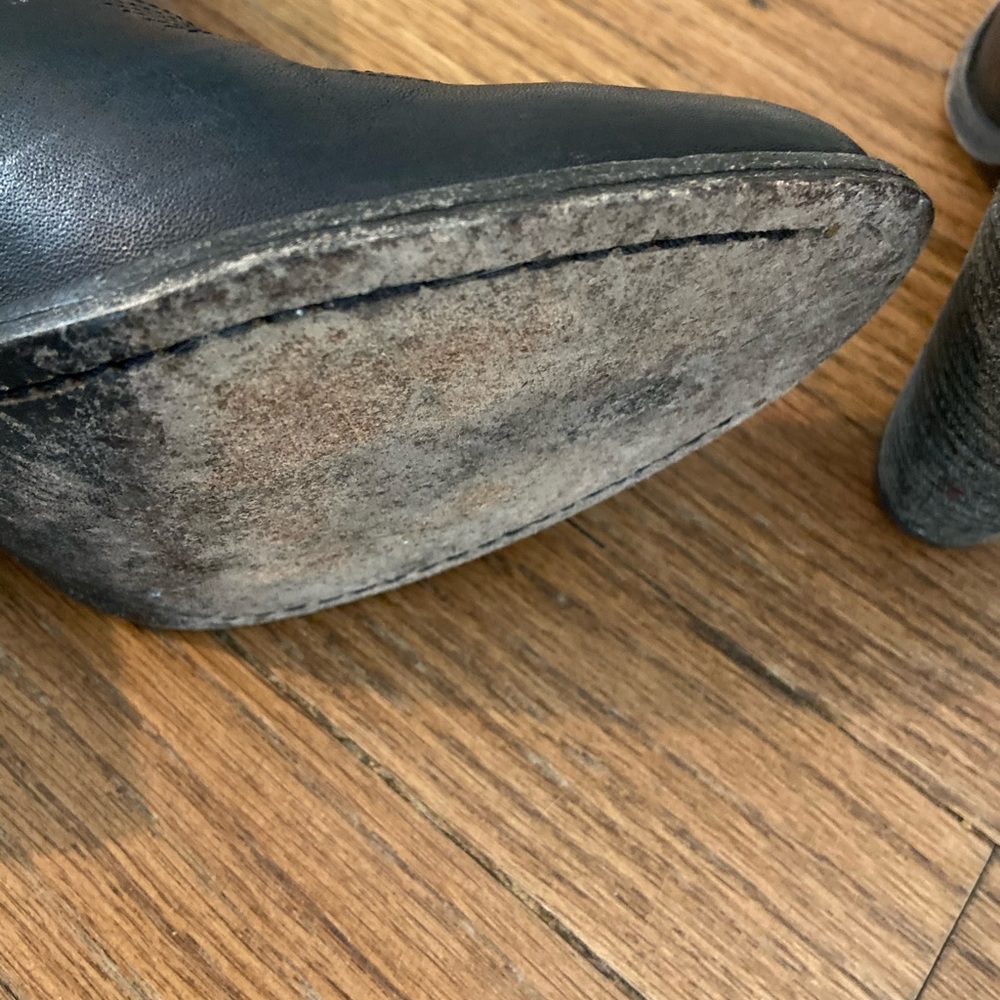 Frye Black Ankle Boots with 3” Heel - sz7 - Picture 7 of 13